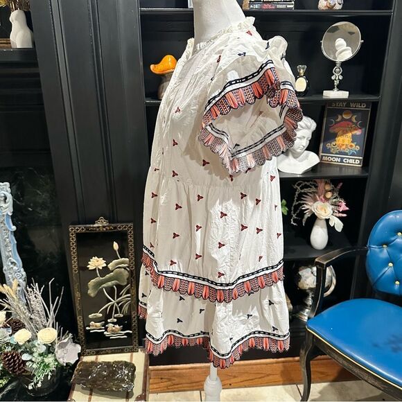 Marie Oliver Gia Embroidered Dress Size Small - Picture 6 of 12